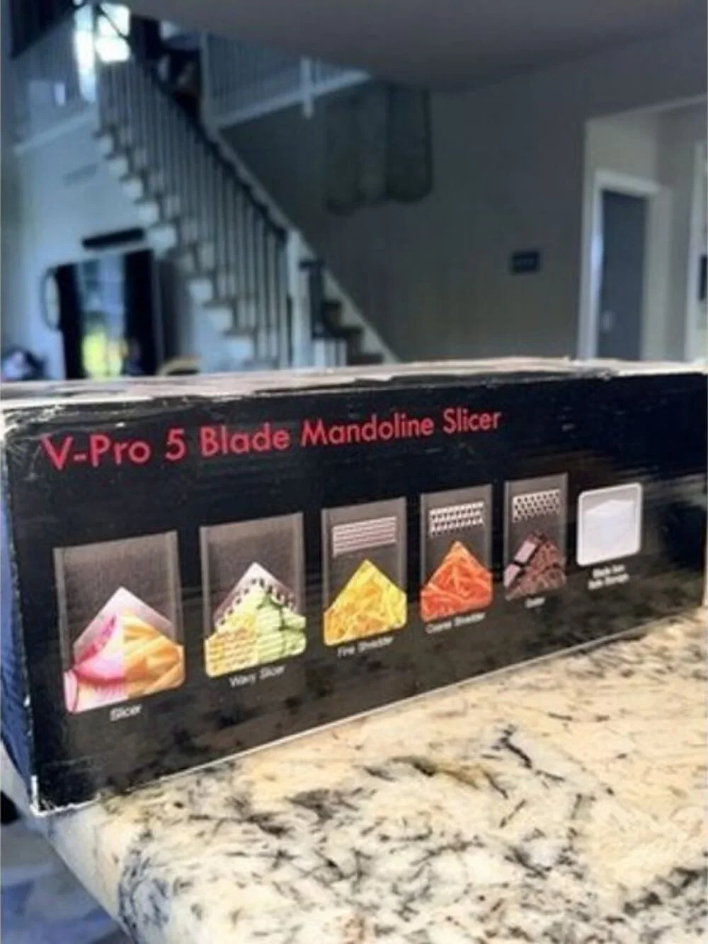 Müeller Austria V-Pro 5 Blade Adjustable Mandoline Cheese/Vegetable Slicer